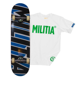 SKATEBOARD COMPLET MILITIA 8''